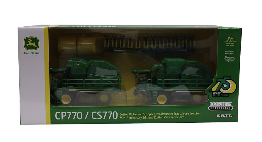 レア John Deere ストラップ 非売品 1/64 Silver/Black John Deere 9570R & 8400R Tractor Set, 100